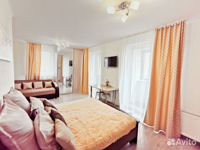 

Квартира-студия, 38 м², 2 кровати