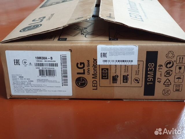 Монитор LG 19M38A-B
