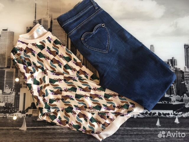 Джинсы и свитшот Twin set (Италия) Джинсы и свитшот Twin set (Италия)