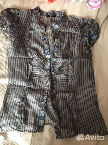 Блузка винтаж шёлк новая Италия Блузка винтаж шёлк новая Италия