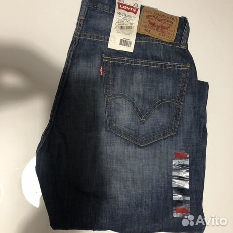 Джинсы Levi’s 505, USA, 34 32 Джинсы Levi’s 505, USA, 34 32