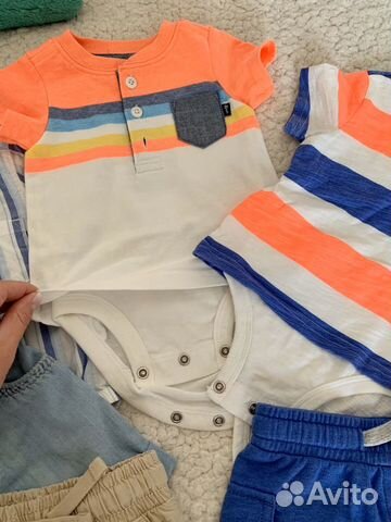 Вещи для мальчика 1-3 месяца H&M, oshKosh, motherc