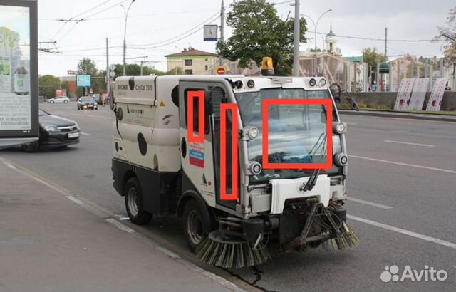 Стекло лобовое для Bucher CityCat 2020