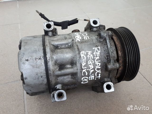 Renault Scenic.Рено Сценик.Компрессор кондиционера
