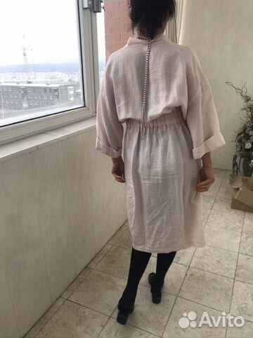 Платье льняное оверсайз