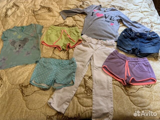 Вещи Benetton на девочку на 3-4 годика