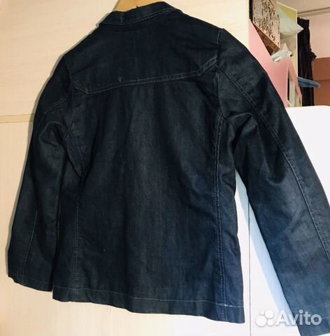 Куртка-пиджак джинсовый Zara Куртка-пиджак джинсовый Zara