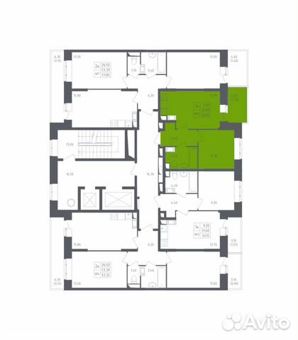 1-к квартира, 33.9 м², 15/17 эт.