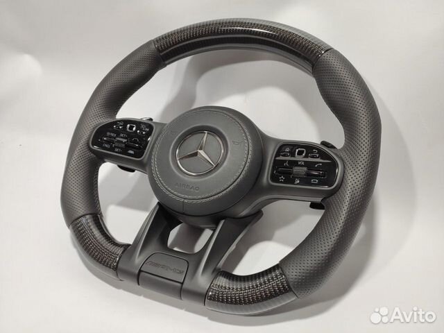 Руль карбон рулевое колесо Mercedes W464 W222 AMG