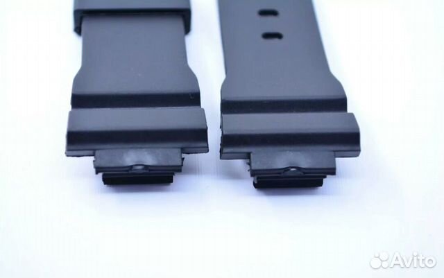 Каучуковый ремешок для часов Casio DW-6900 Black Каучуковый ремешок для часов Casio DW-6900 Black