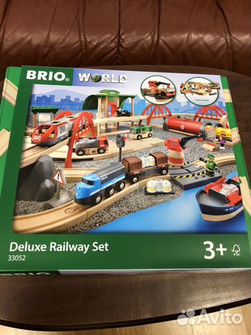 brio deluxe railway set 33052