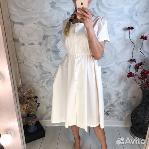 Хлопковое платье новое 42-46 Хлопковое платье новое 42-46
