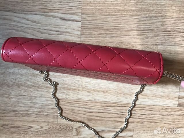 Сумка клатч Love Moschino оригинал красная