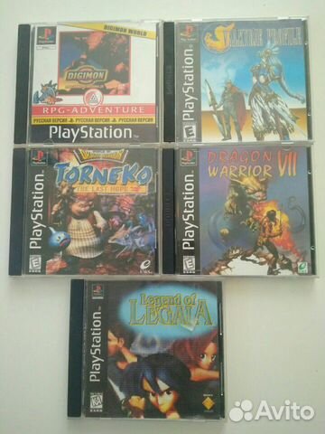 Лот#1 Игры PS1 штамповка jrpg