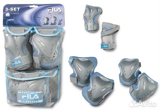 Комплект защиты fila 3-SET, Grey