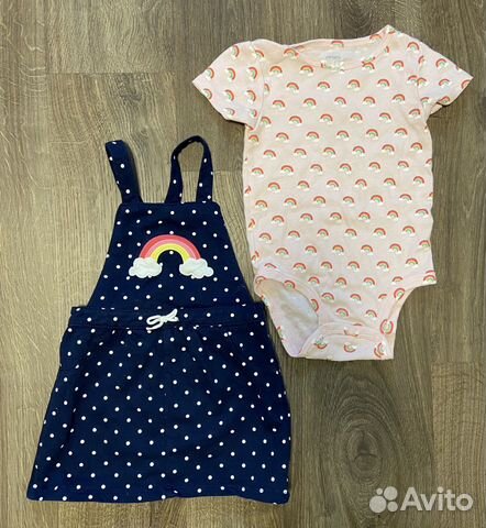 Сарафан + боди Carters (86 размер)
