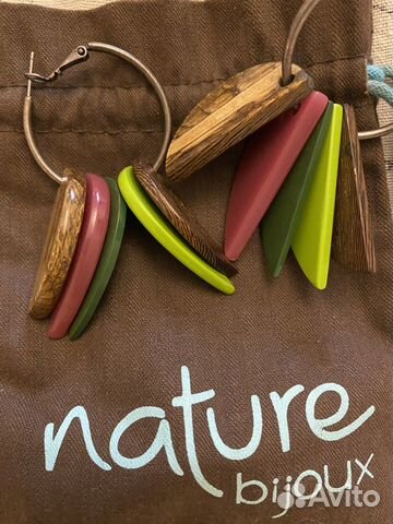 Серьги nature bijoux