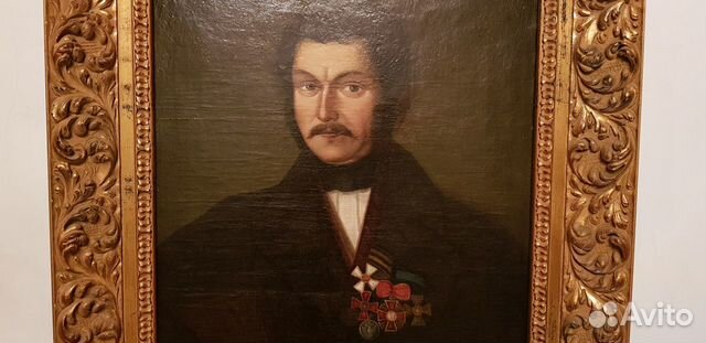 Портрет помещика С. П. Юренева 1832 г. Подлинник