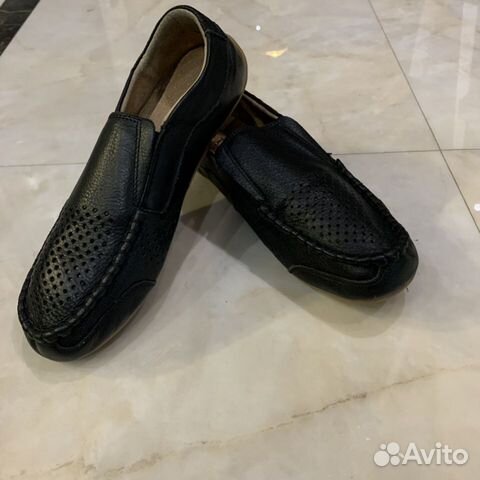 Мокасины новые кожаные, р. 35