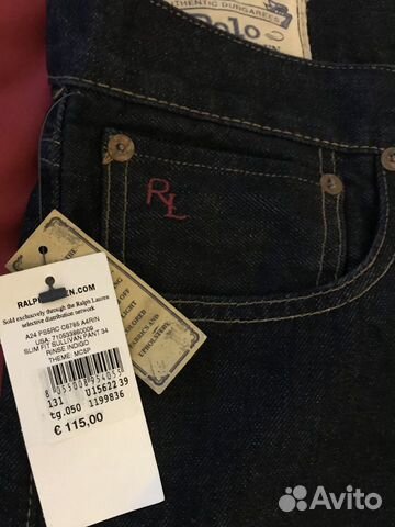 Джинсы мужские Polo Ralph Lauren Новые Оригинал