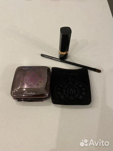 Палетка теней guerlain + помада и кисточка в подар Палетка теней guerlain + помада и кисточка в подар