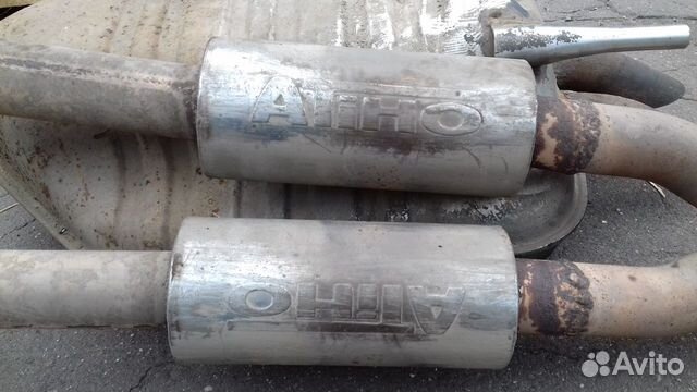 Приёмная труба и глушитель W140/320/280