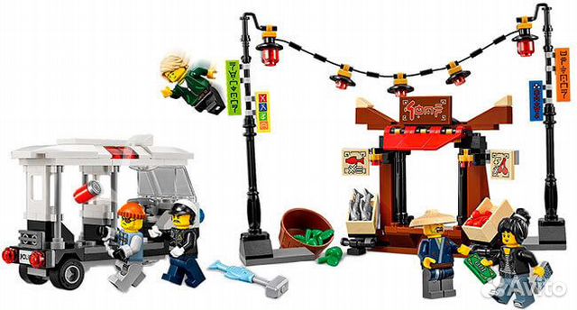 Конструктор Ninja Ограбление киоска в ниндзягосити