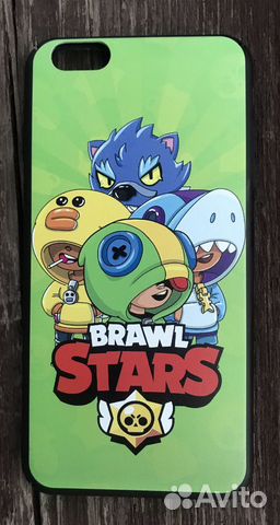 Чехол на айфон 6/6S плюс Бравл Старс Чехол на айфон 6/6S плюс Бравл Старс