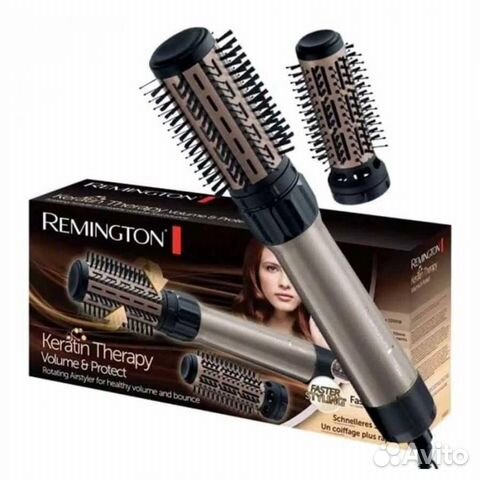 Щетка-фен Фен-щетка Remington Keratin AS890 с 2 ще
