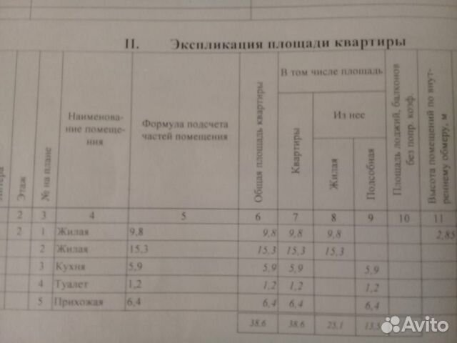 2-к квартира, 39 м², 2/2 эт. 2-к квартира, 39 м², 2/2 эт.