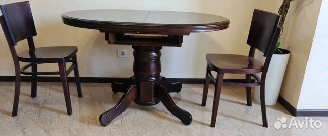 Кухонный раздвижной деревянный стол Кухонный раздвижной деревянный стол