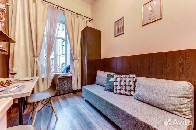 

Квартира-студия, 18 м², 2 кровати