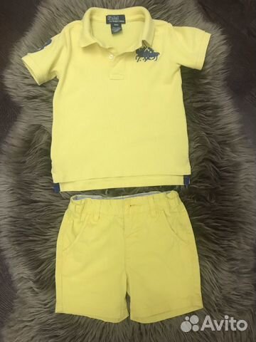 Поло Ralph Lauren 24 m и шорты next 92 Поло Ralph Lauren 24 m и шорты next 92