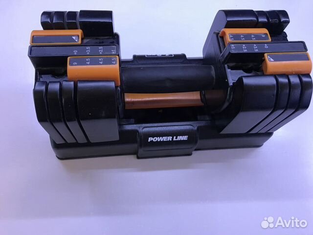 Регулируемая гантель torneo power line