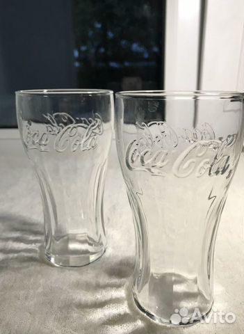 Бокалы Coca-cola. Стекло. 2шт Бокалы Coca-cola. Стекло. 2шт