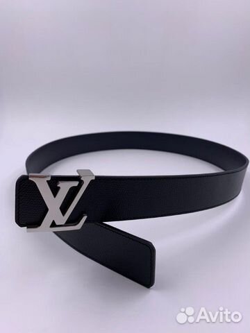 Новый мужской кожаный ремень Louis Vuitton чёрный Новый мужской кожаный ремень Louis Vuitton чёрный
