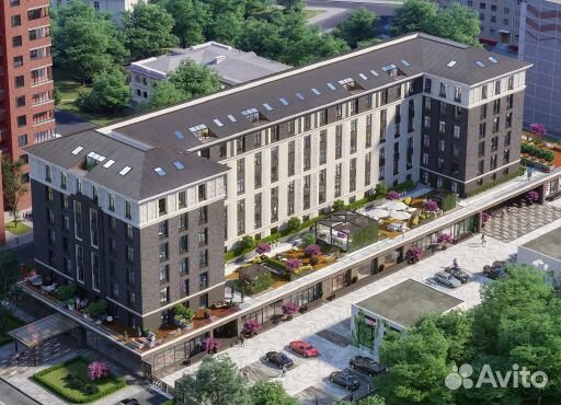 Своб. планировка, 37.4 м², 3/7 эт.