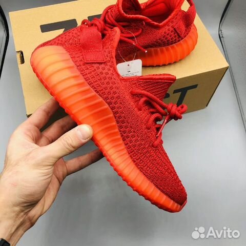 Кроссовки Adidas Yeezy Boost 350 V2 Red Красные Кроссовки Adidas Yeezy Boost 350 V2 Red Красные