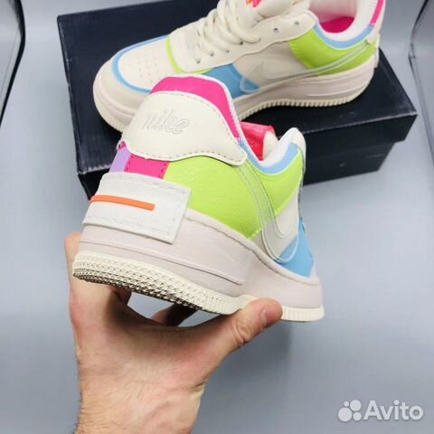 Кроссовки Nike Air Force 1 Low Shadow цветные Кроссовки Nike Air Force 1 Low Shadow цветные