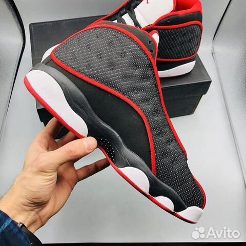 Кроссовки Nike Air Jordan 13 Retro красные белые Кроссовки Nike Air Jordan 13 Retro красные белые