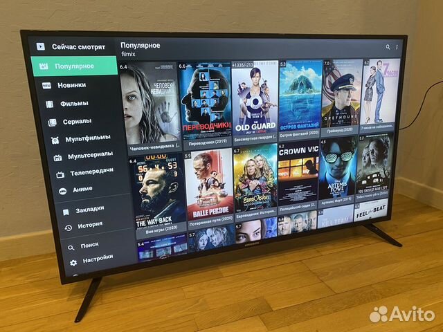 4K UHD Телевизор Erisson 50ulea18T2SM, smart tv