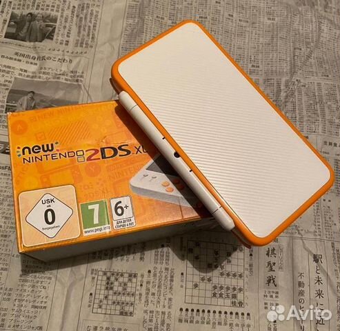 New Nintendo 2ds Xl White Orange Kupit V Moskve Bytovaya Elektronika Avito