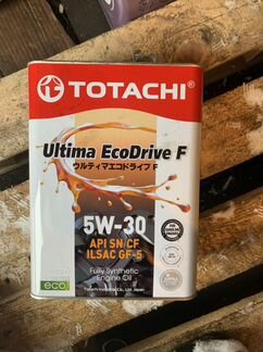 Моторное масло totachi Ultima Ecodrive F 5W30