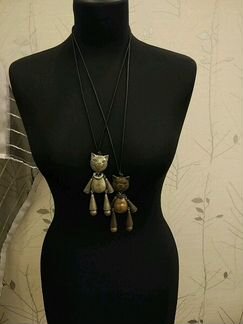 Подвеска на шнурке Кот