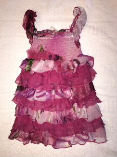 Абсолютно новое Итальянское Платье fun fun 2-3 год