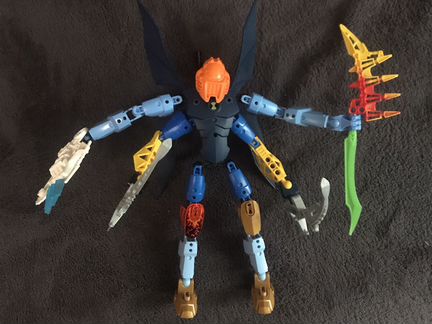 Lego самодельный робот из оригинальных редких дета