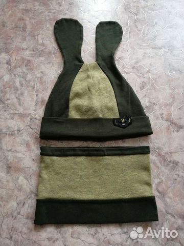 Шапка снуд для мальчика