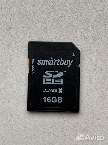 Карта памяти sdhc 16 GB Smartbuy новая