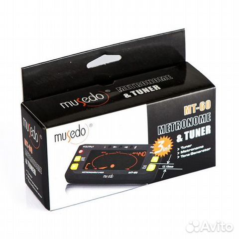 MT-40W Musedo 3в1: Метроном, тюнер и тон генератор