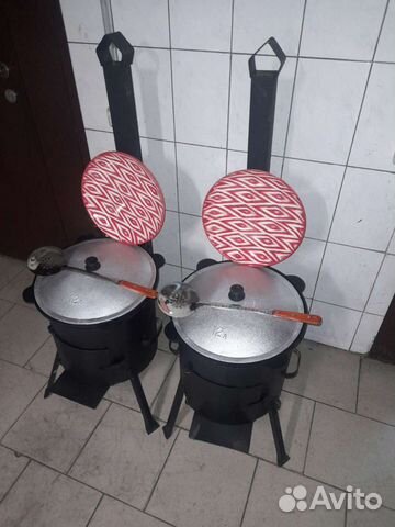 Узбекский Казан печ с трубой + ляган шумовка